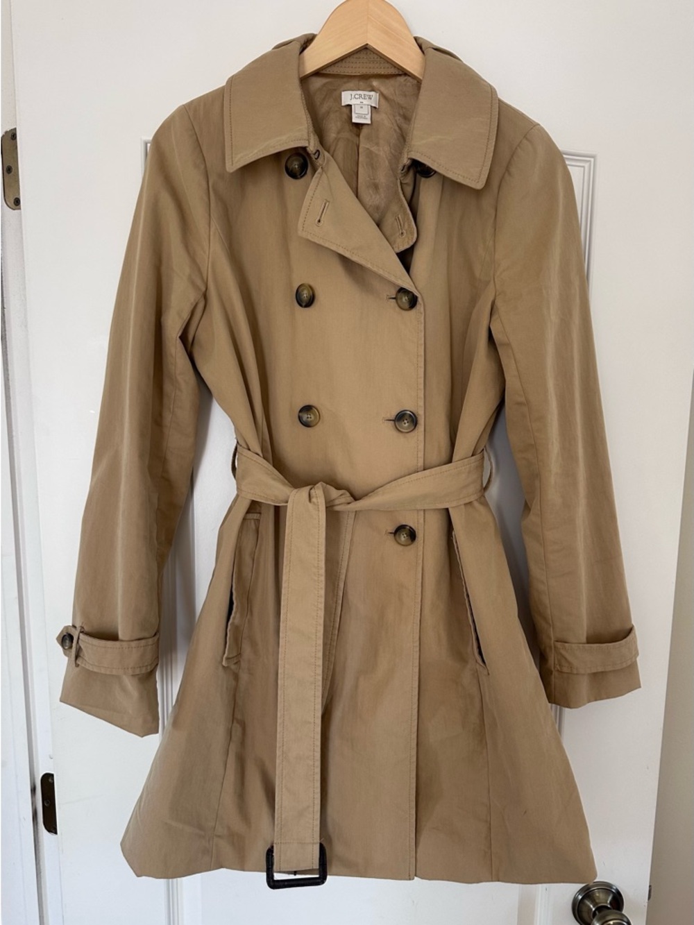 J. Crew Khaki Iconic Trench Coat
